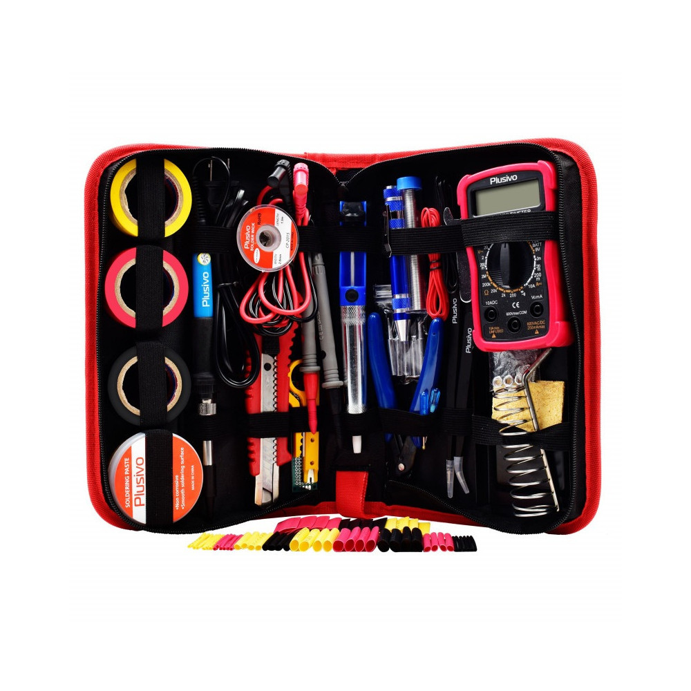 Plusivo Soldering Kit with Multimeter (EU Plug)